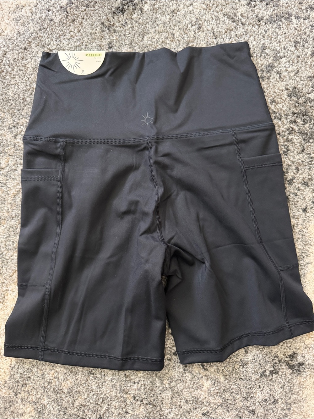 High-Waist Black Men’s Active Compression Shorts